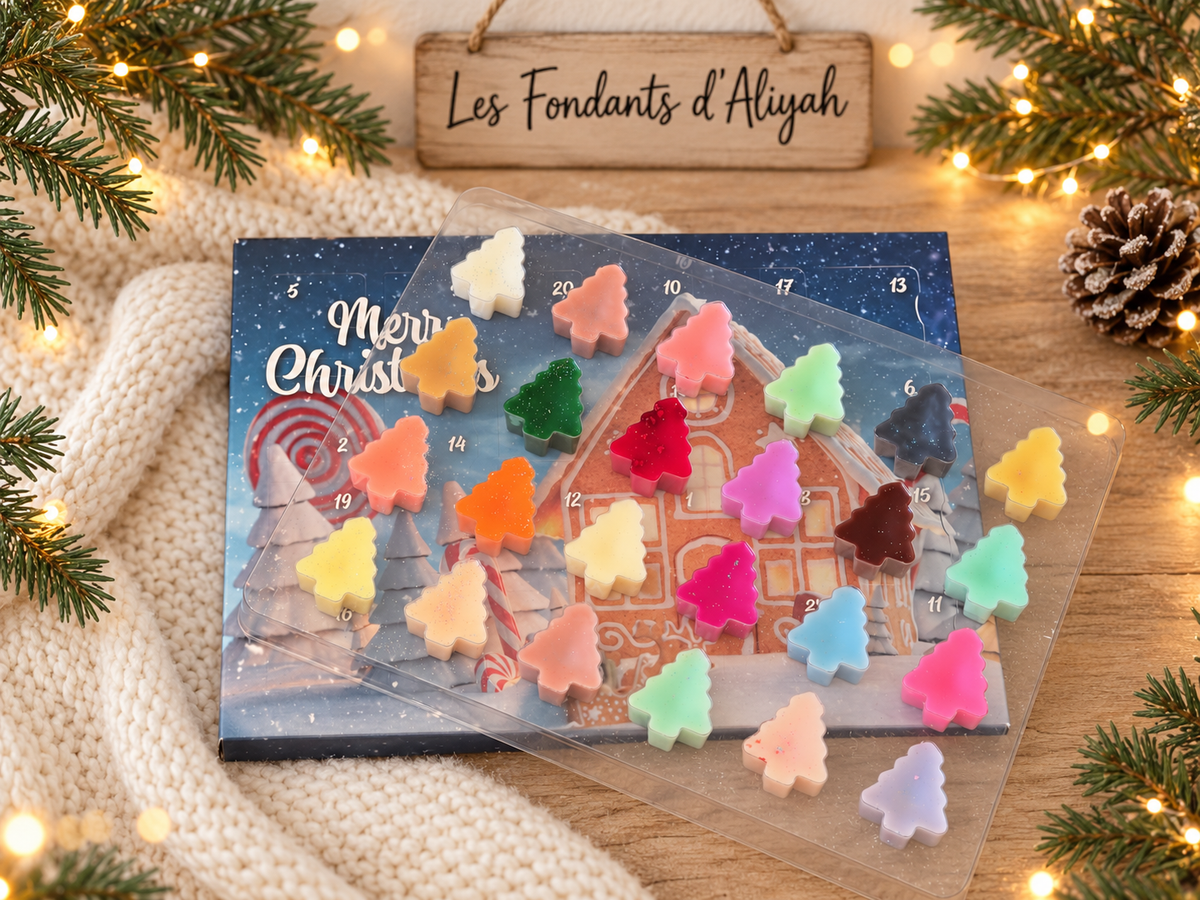 Calendrier de l’Avent parfumé – Fondants de Noël faits main | Les Fondants d’Aliyah