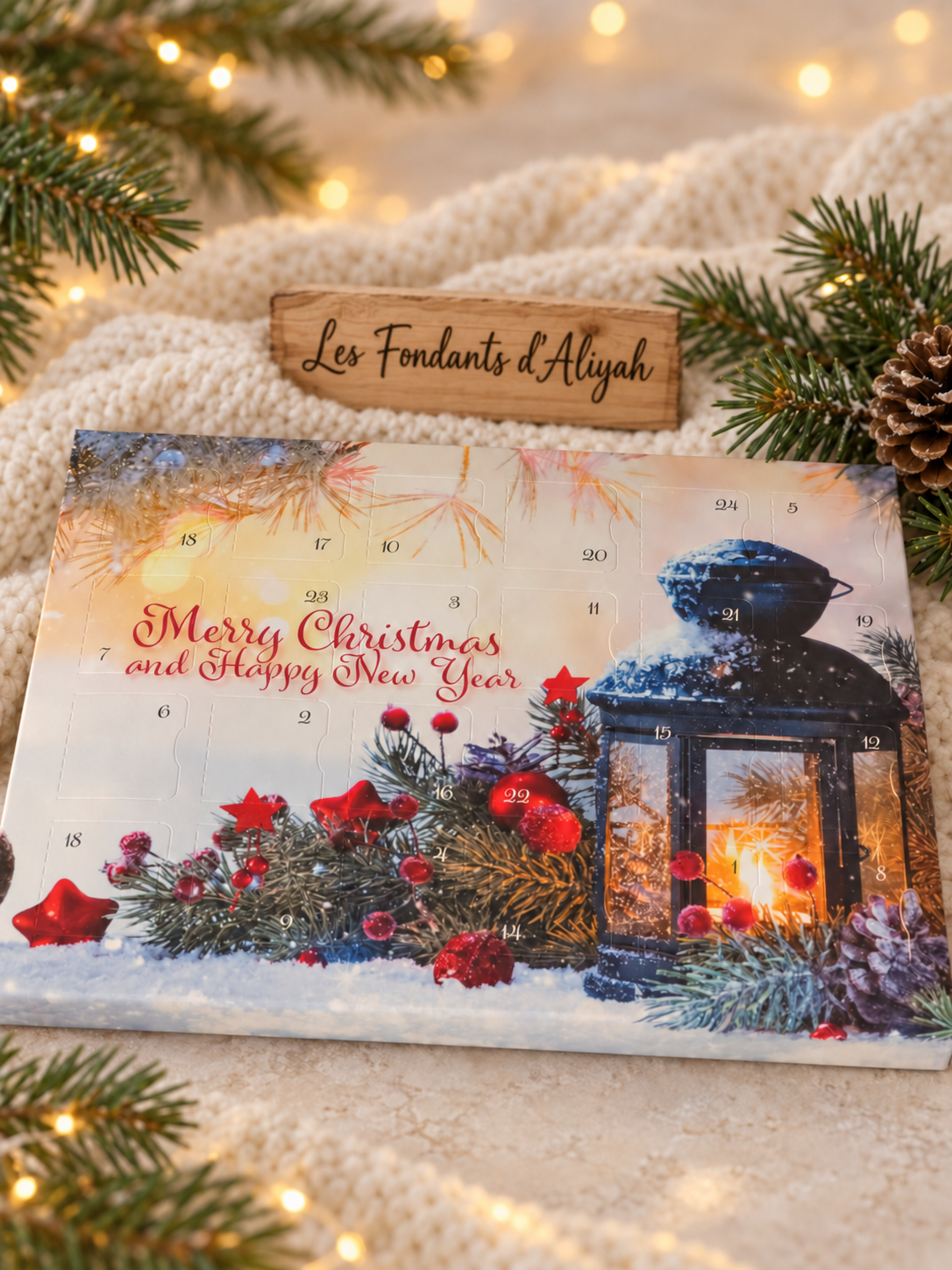 Calendrier de l’Avent parfumé – Fondants de Noël faits main | Les Fondants d’Aliyah