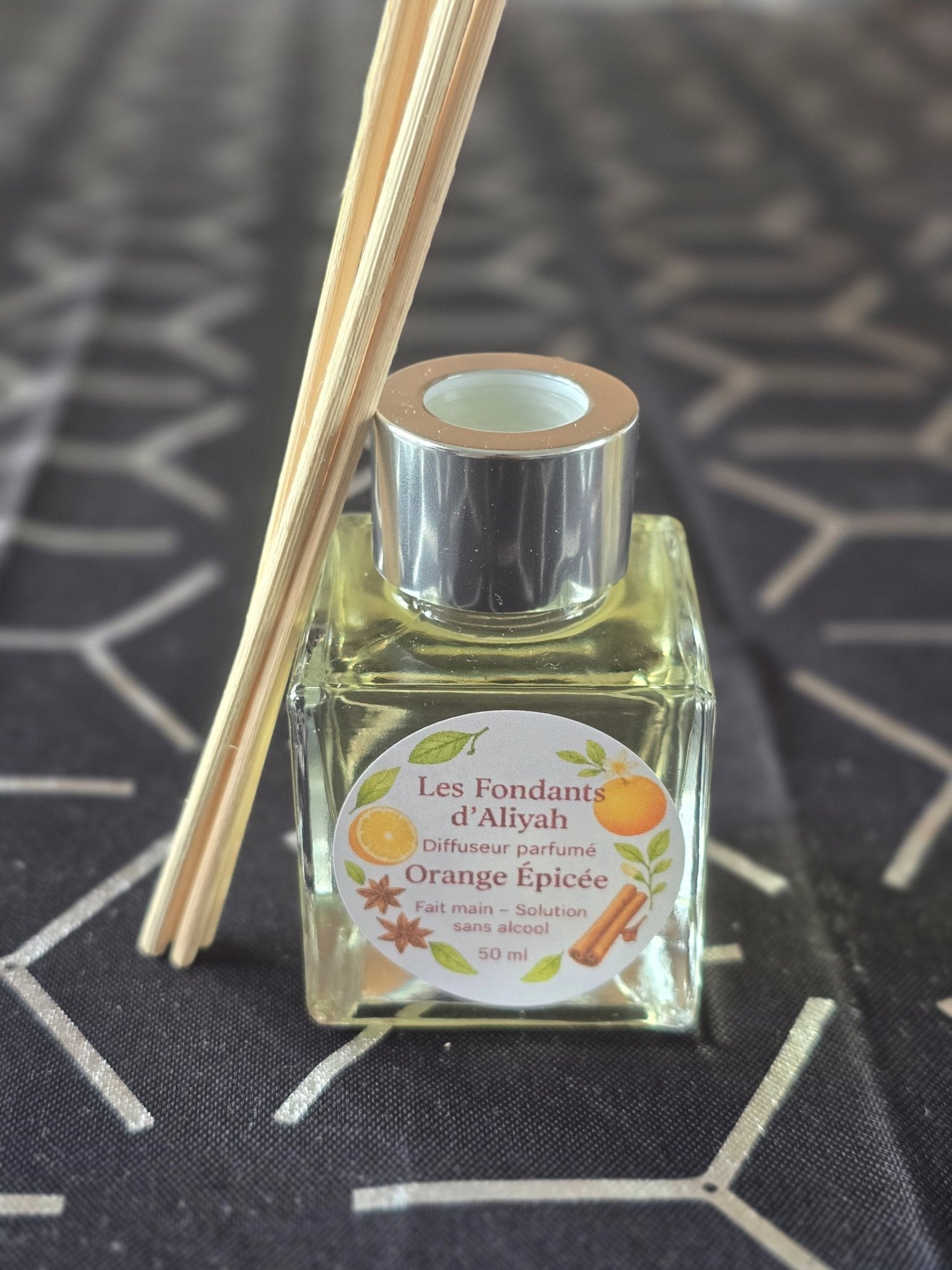 Coffret Noël : Lot de 3 Diffuseurs à Bâtonnets 50 ml | Edition Merry Christmas | Les Fondants d’Aliyah - Les Fondants d'Aliyah - Parfum d'ambiance