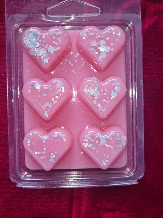 ❤️ Fondant Parfumé Clamshell - Snap Bar 6 Cœurs