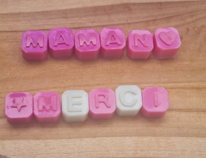 🌸 Fondants Parfumés Personnalisés avec Message – Cire Végétale Artisanale - Les Fondants d'Aliyah - Fondant parfumé