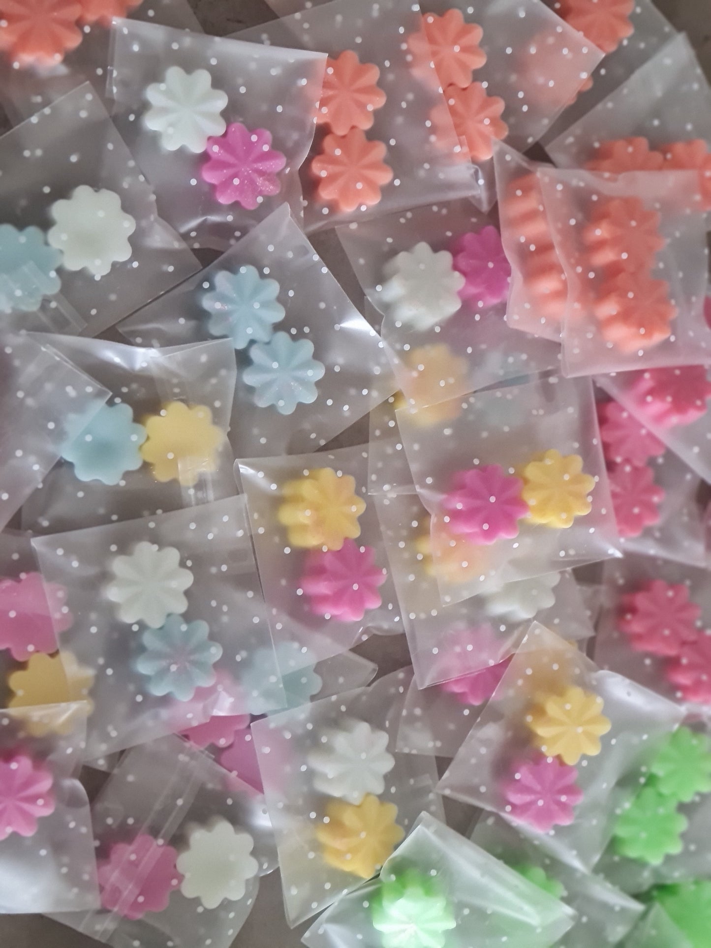 Fondant parfumé au cire végétale fleur